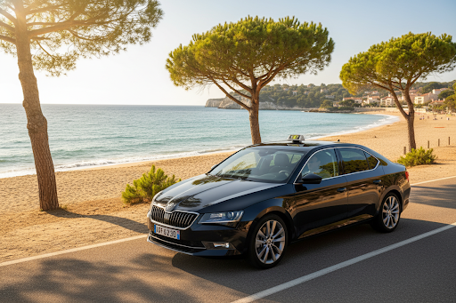Voiture Skoda sur la plage